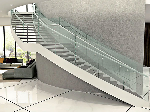 嵌入式玻璃樓梯的優點和缺點是什么