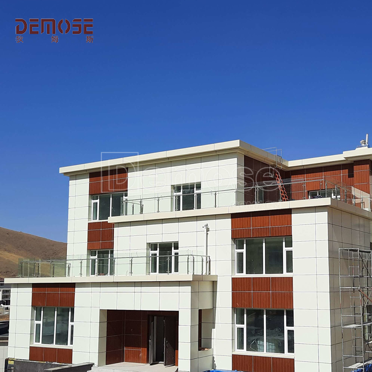  蒙古國別墅陽臺玻璃欄桿