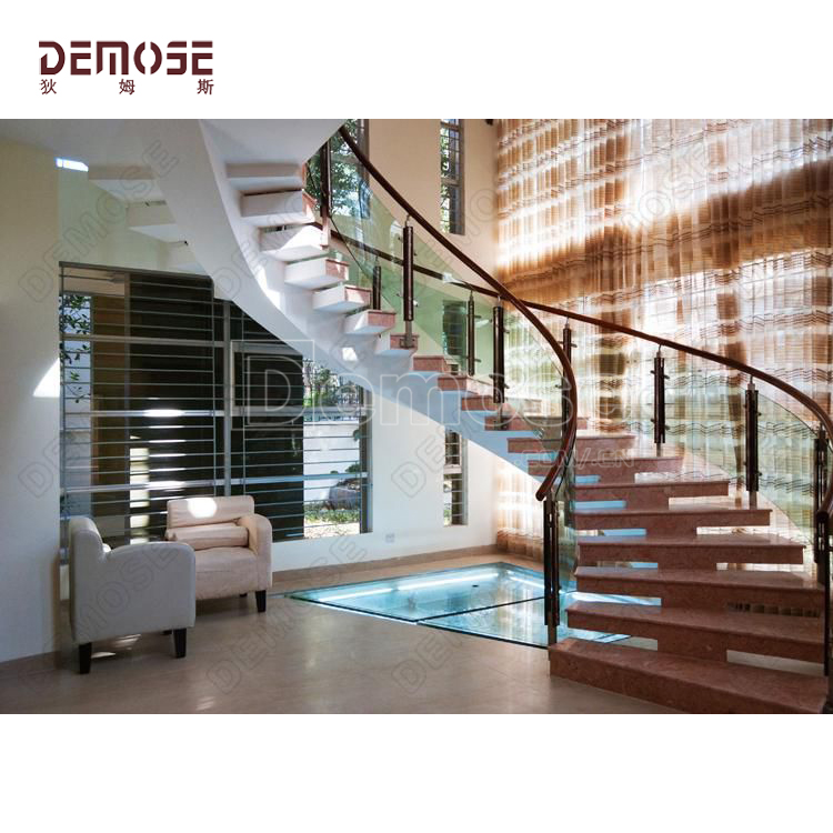 孟加拉Mahadi別墅大理石樓梯和欄桿