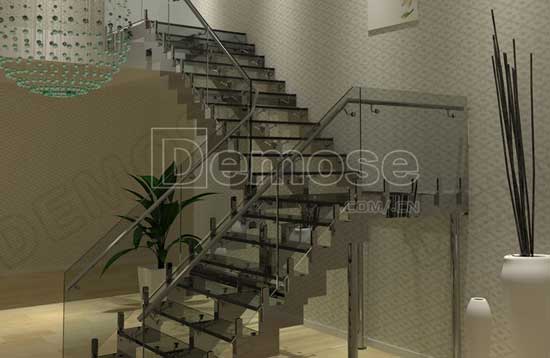 不銹鋼樓梯制作