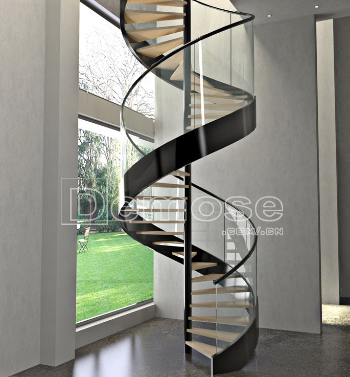 一根柱子的旋轉樓梯 一根柱子的旋轉樓梯