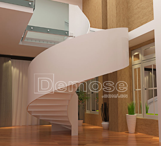 室內旋轉樓梯，盡顯大氣豪華