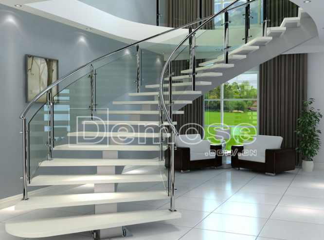 弧形樓梯的魔力：曲線與幾何的完美結合