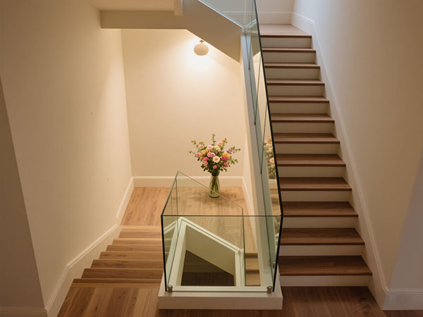 帶玻璃面板的樓梯:現(xiàn)代空間的通透美學與安全設計