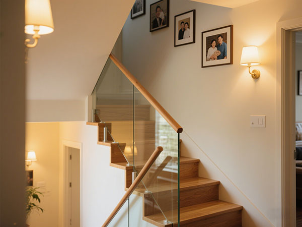 ?帶玻璃面板的樓梯：現代空間的通透美學與安全設計?