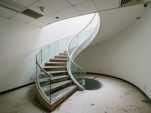 旋轉(zhuǎn)樓梯玻璃扶手多少錢一米